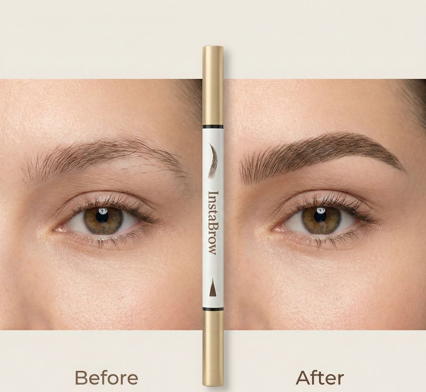 InstaBrow before and after
